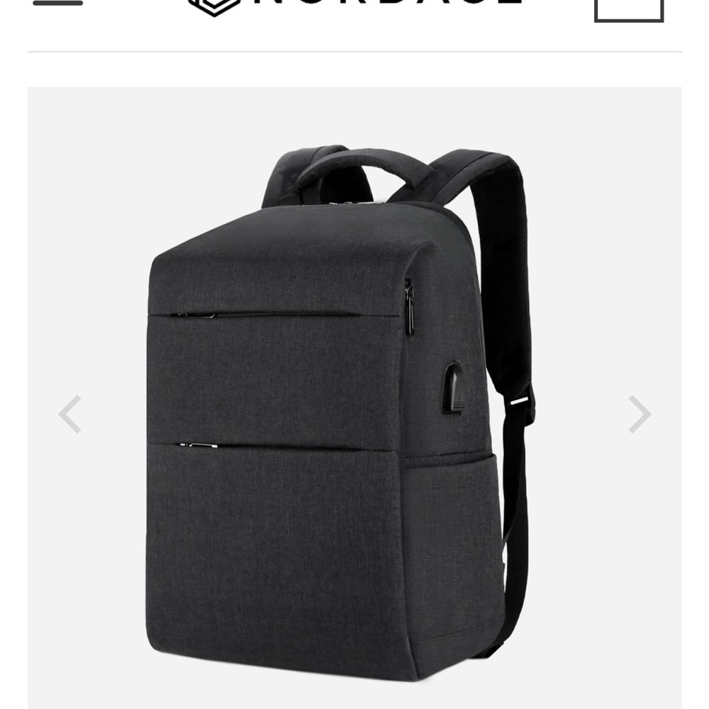 Excellent condition Nordace backpack. Dark grey.